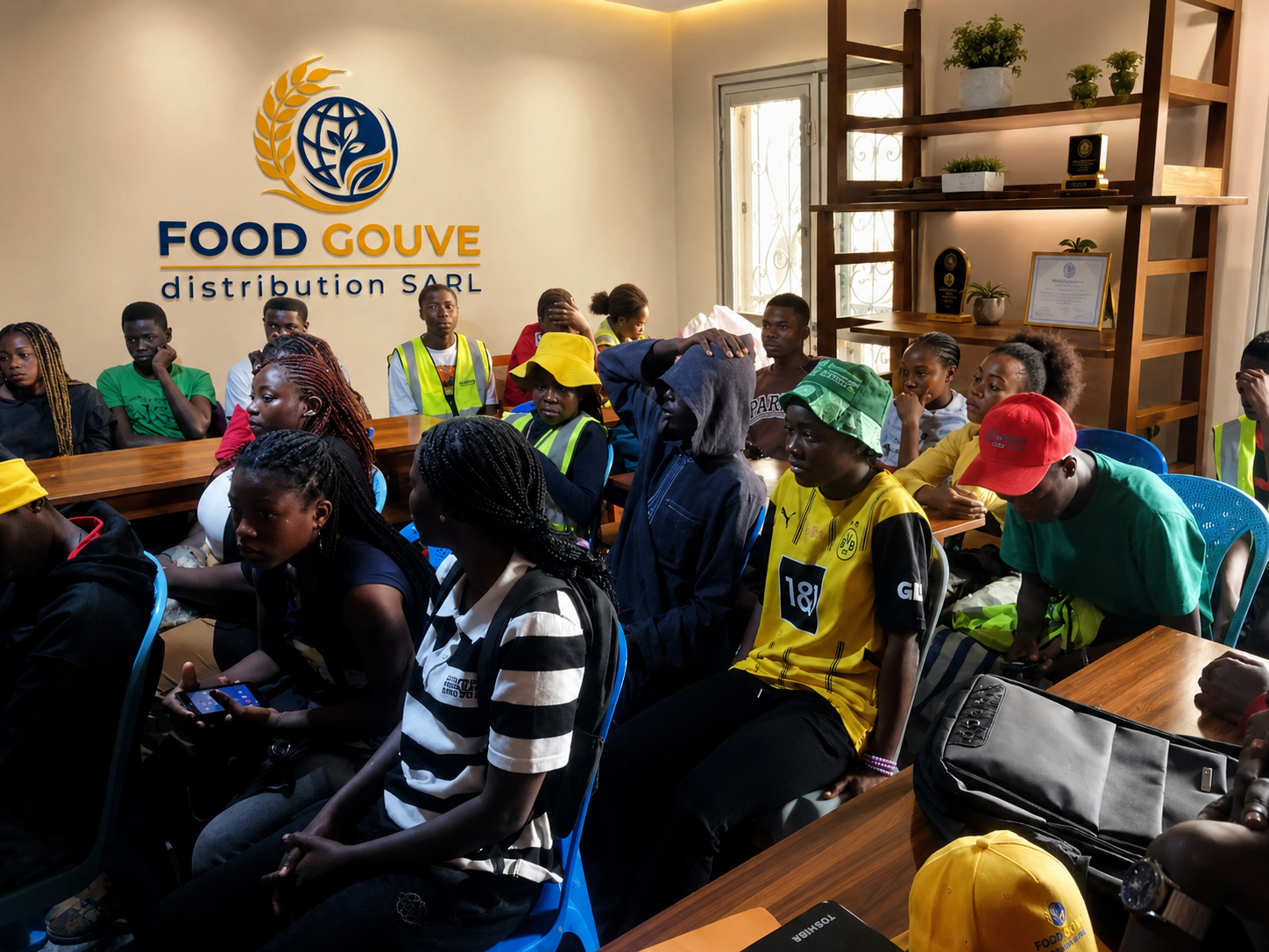 Réunion et formation de l'équipe Food Gouve au Centre